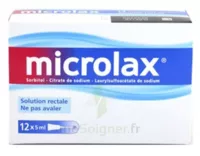Microlax Sorbitol Citrate Et Laurilsulfoacetate De Sodium S Rect En Récipient Unidose 12récip-unidoses-can/5ml à Ustaritz
