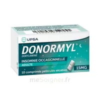 Donormyl 15 Mg Comprimés Pelliculés Sécables T/10 à Ustaritz