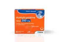 Acetylcysteine Mylan 200mg, Poudre Pour Solution Buvable à Ustaritz