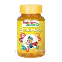 Nat&form Junior Ours Gomme Oursons 9 Vitamines B/60 à Ustaritz