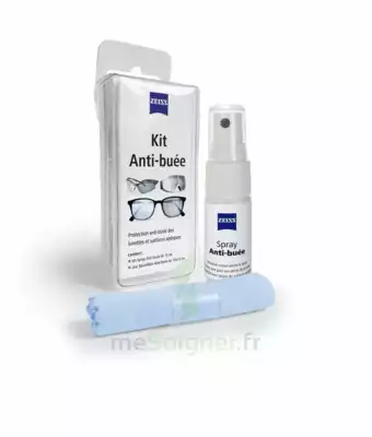 Zeiss Kit Spray Antibuée Fl/15ml + Tissu Microfibres à Ustaritz
