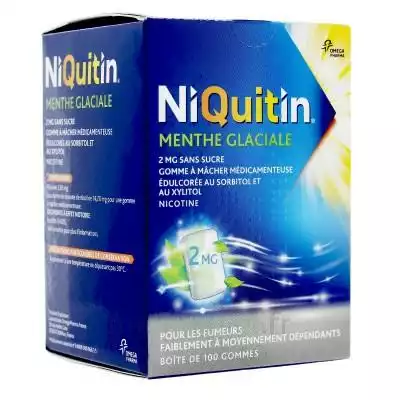 Niquitin 2 Mg Gom à Mâcher Médic Menthe Glaciale Sans Sucre Plq Pvc/pvdc/alu/100 à Ustaritz