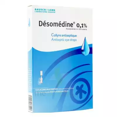 Desomedine 0,1 % Collyre Sol 10fl/0,6ml à Ustaritz